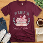 T-Shirt Maroon / S Booktrovert Social Club T-shirt