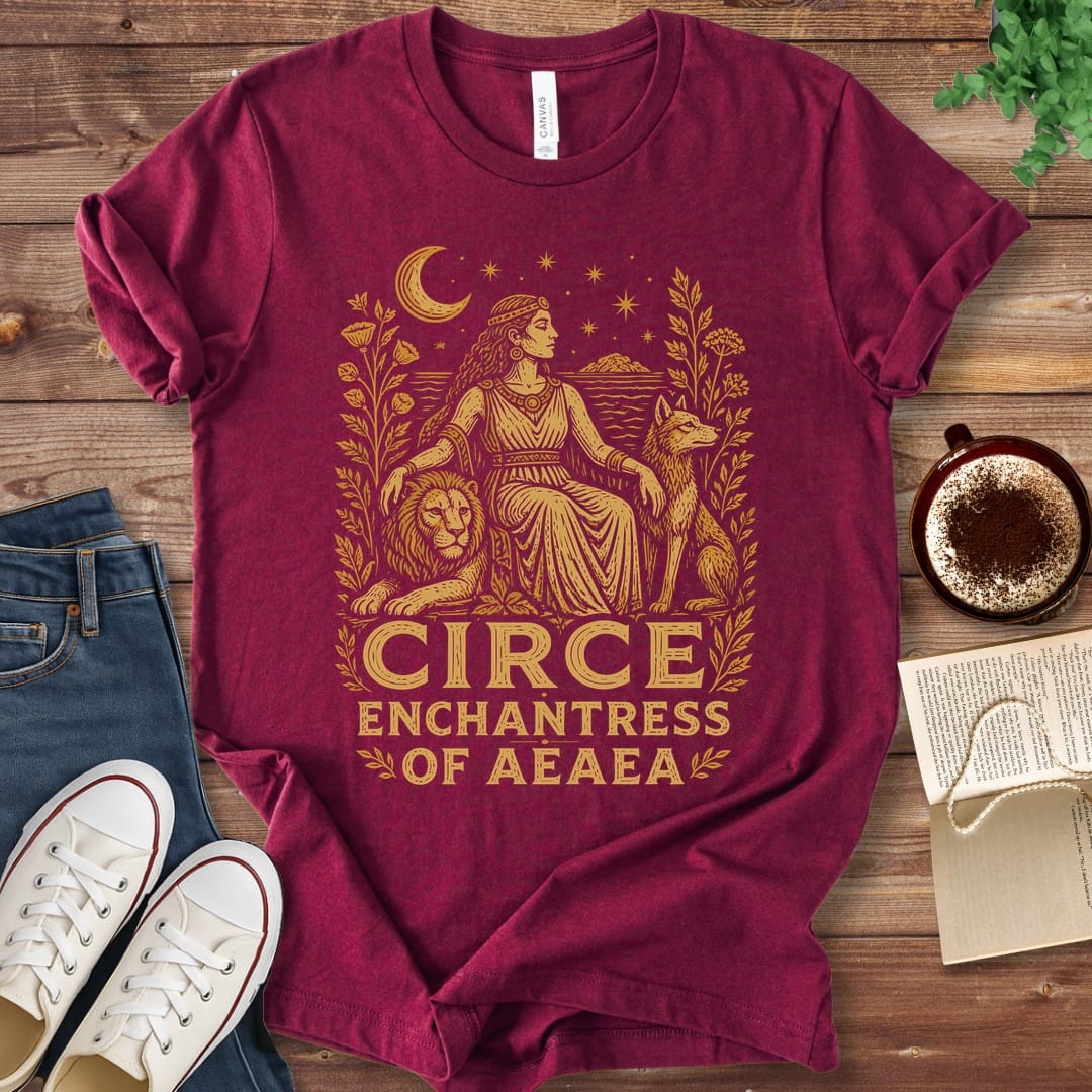 T-Shirt Maroon / S Circe Enchantress of Aeaea T-Shirt