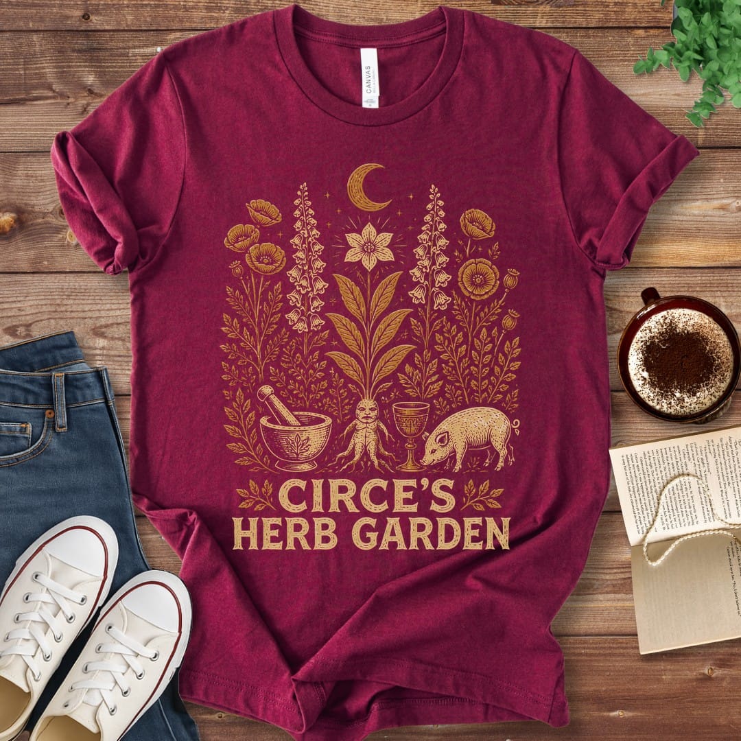 T-Shirt Maroon / S Circe's Herb Garden T-Shirt