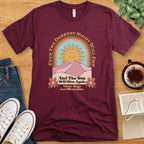 T-Shirt Maroon / S Darkest Night Les Miserables Quote T-shirt