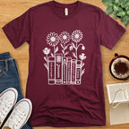 T-Shirt Maroon / S Jane Austen Books Shirt