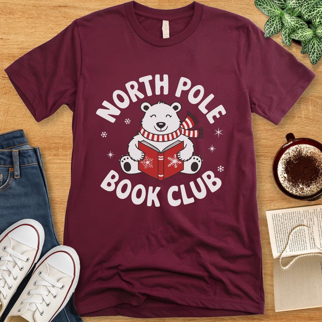 T-Shirt Maroon / S North Pole Book Club Shirt