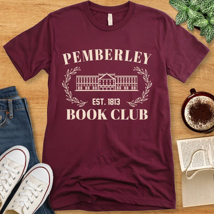 T-Shirt Maroon / S Pemberley Book Club Shirt