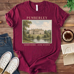 T-Shirt Maroon / S Pemberley Estate Portrait T-Shirt
