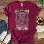 T-Shirt Maroon / S Poe Beauty Quote Shirt