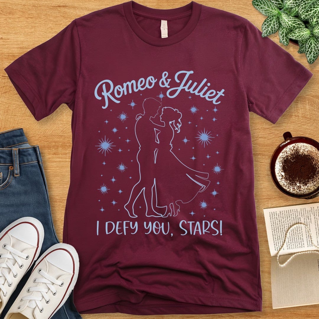 T-Shirt Maroon / S Romeo and Juliet Shirt – I Defy You Stars