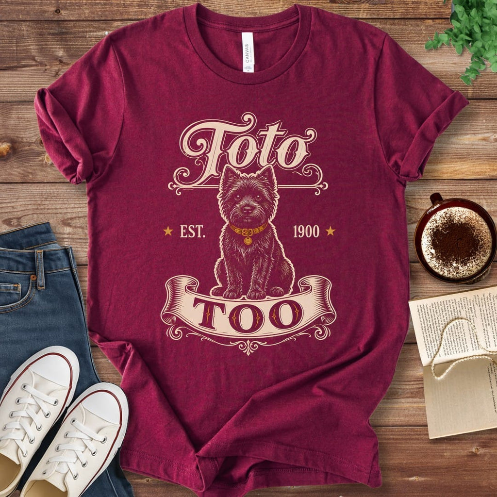 T-Shirt Maroon / S Toto Too Vintage Wizard of Oz T-Shirt