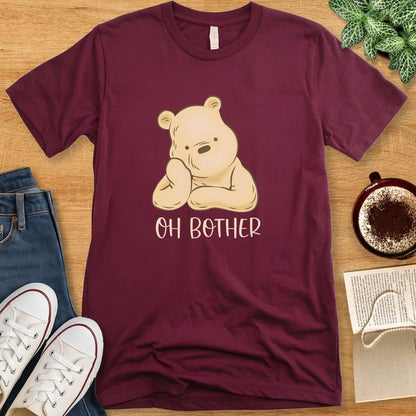 T-Shirt Maroon / S Winnie the Pooh Oh Bother Shirt