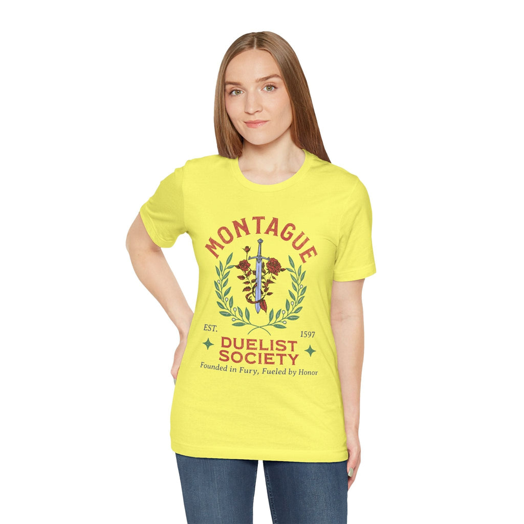 T-Shirt Montague Duelist Society Shirt – Romeo and Juliet