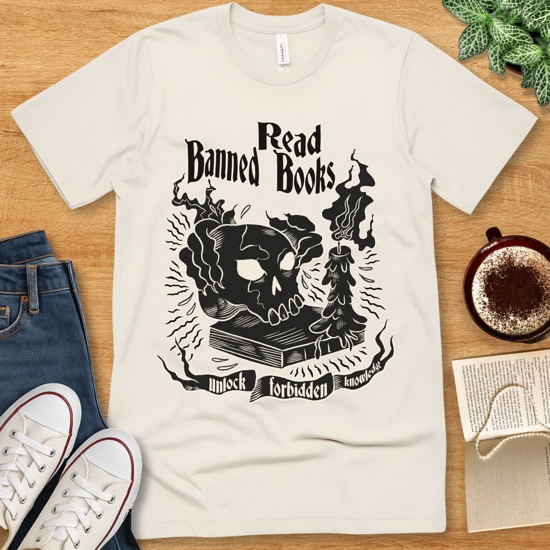 T-Shirt Natural / S Banned Books Black Magic T-shirt