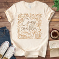 T-Shirt Natural / S Cozy Season Fall Book Lover T-Shirt