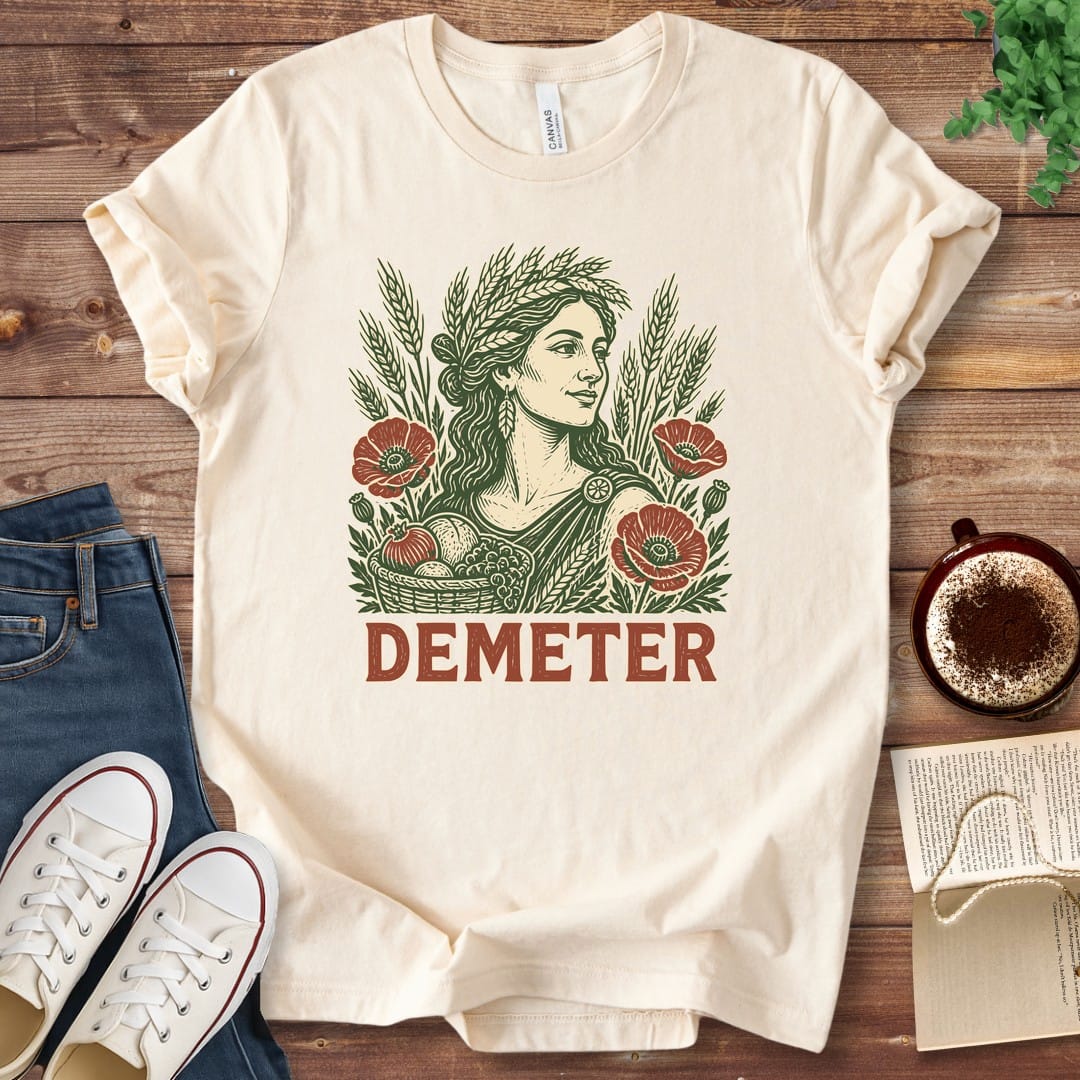 T-Shirt Natural / S Demeter Goddess of the Harvest T-Shirt