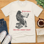 T-Shirt Natural / S Edgar Allan Poe Shirt – The Raven-Inspired Design