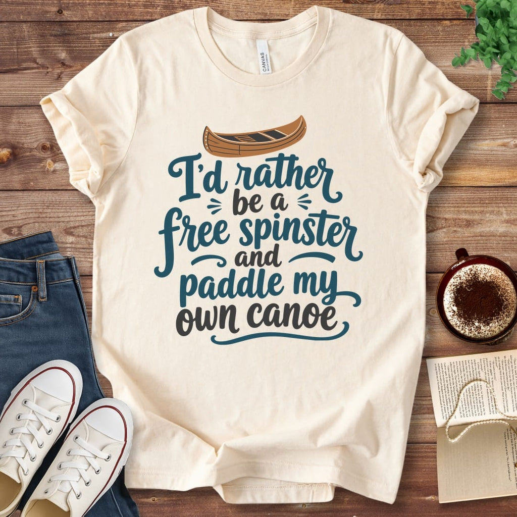 T-Shirt Natural / S Free Spinster T-Shirt