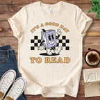 T-Shirt Natural / S It's a Good Day to Read Groovy T-Shirt