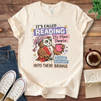 T-Shirt Natural / S It's Called Reading Owl T-Shirt