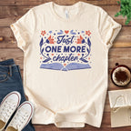 T-Shirt Natural / S Just One More Chapter Book Lover Shirt