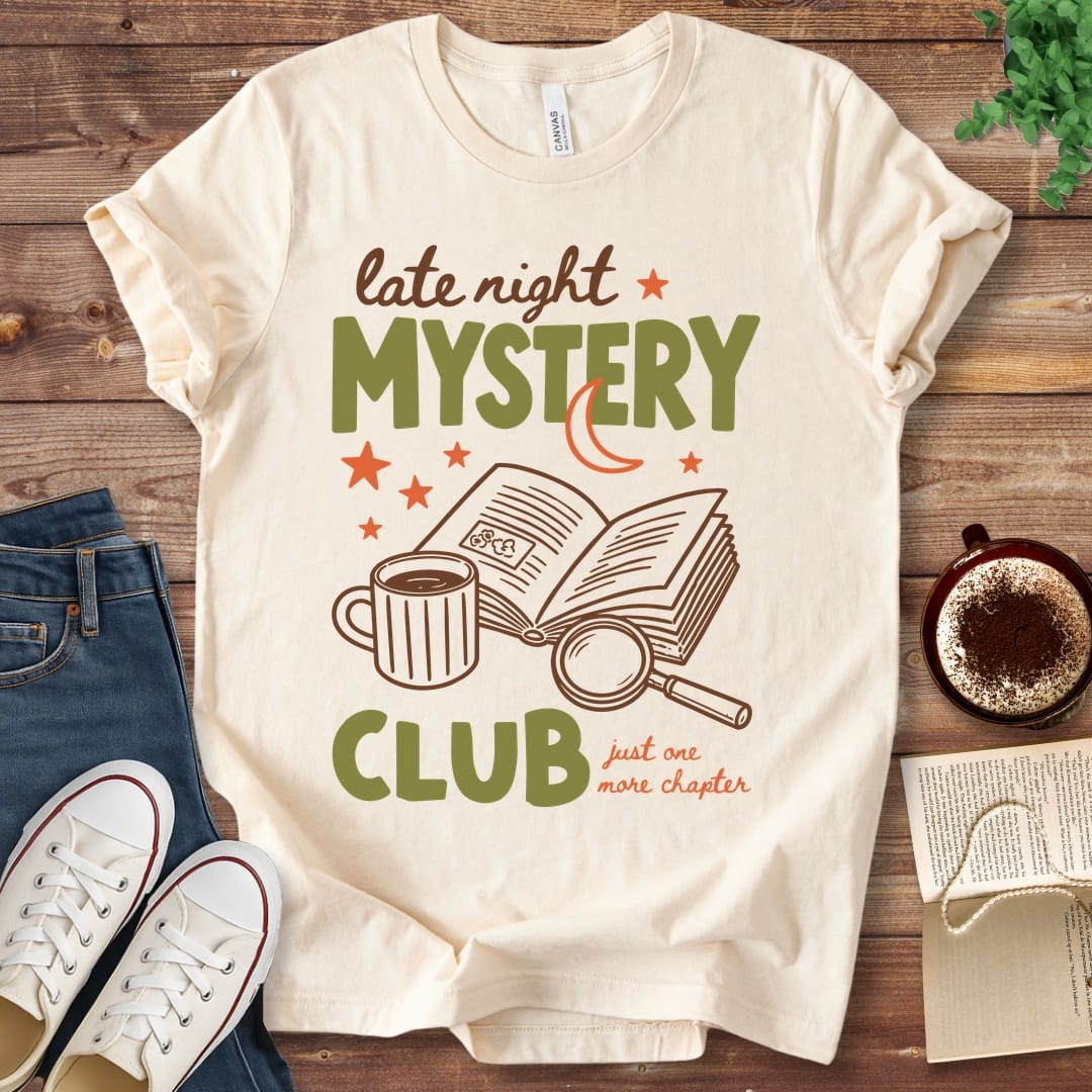 T-Shirt Natural / S Late Night Mystery Club T-Shirt