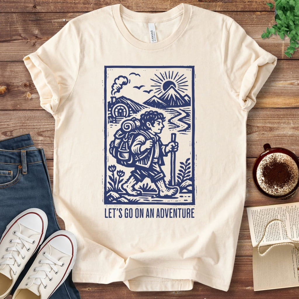 T-Shirt Natural / S Let's Go On An Adventure T-Shirt