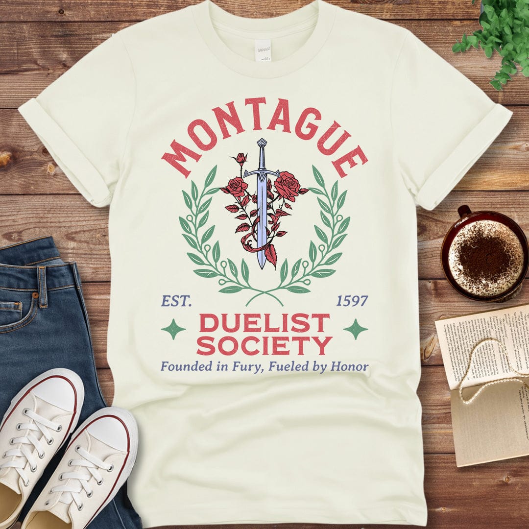 Printful T-shirt Natural / S Montague Duelist Society Shirt – Romeo and Juliet