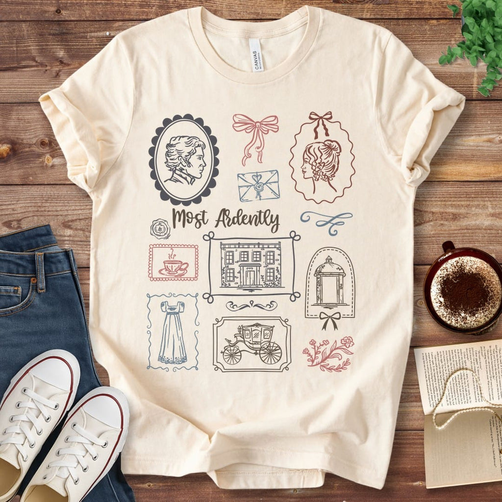 T-Shirt Natural / S Most Ardently Pride and Prejudice T-Shirt