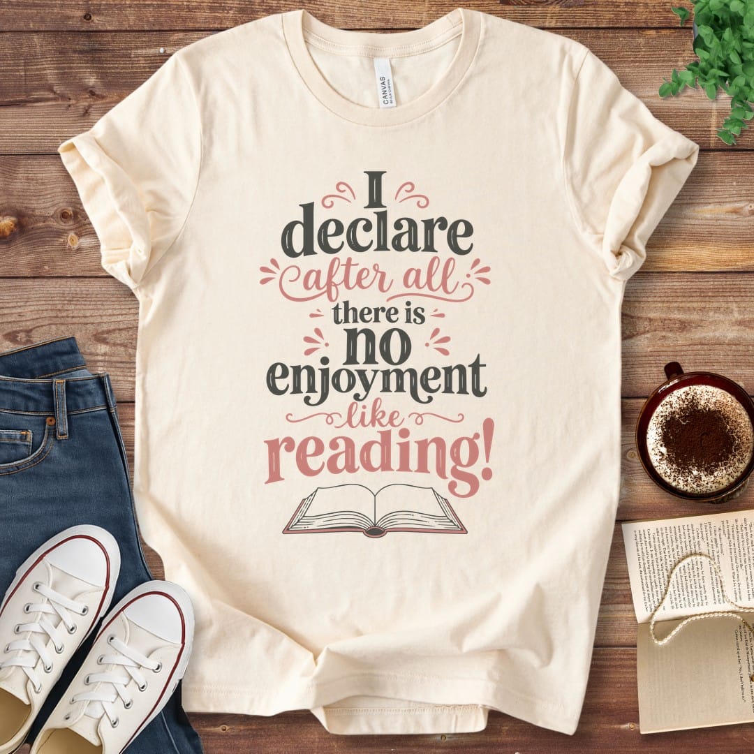 T-Shirt Natural / S No Enjoyment Like Reading Jane Austen T-Shirt