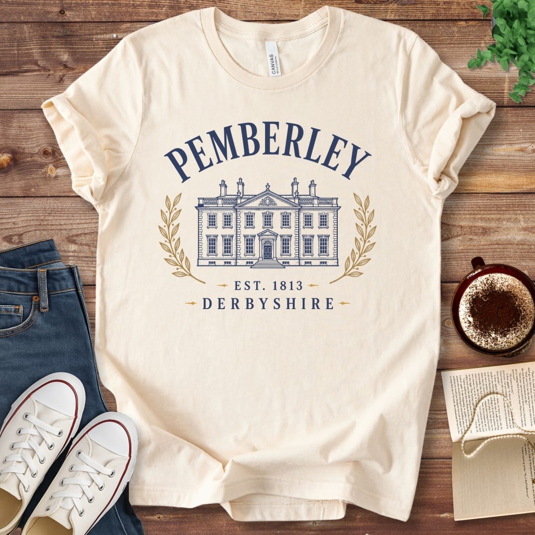 T-Shirt Natural / S Pemberley Pride & Prejudice T-Shirt