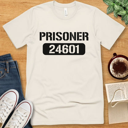 T-Shirt Natural / S Prisoner 24601 Shirt – Les Misérables