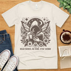 T-Shirt Natural / S Read Books Be Kind Stay Weird Shirt