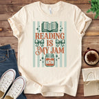 T-Shirt Natural / S Reading is My Jam T-Shirt