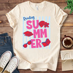 T-Shirt Natural / S Reading Summer Stripes T-Shirt