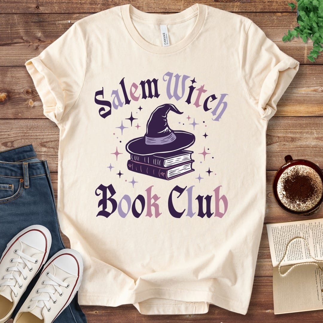 T-Shirt Natural / S Salem Witch Book Club T-Shirt