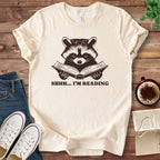 T-Shirt Natural / S Shhh I'm Reading Book Lover Shirt