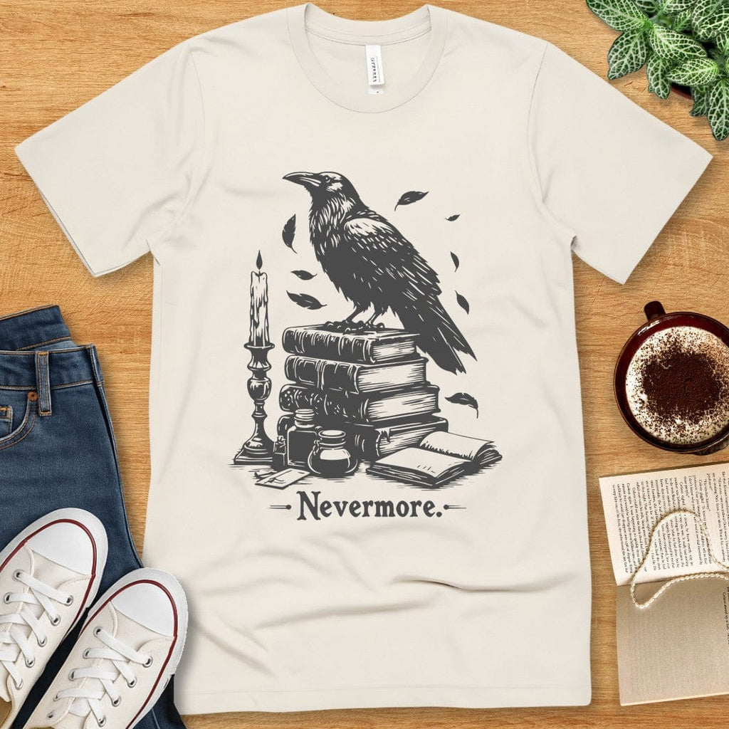 T-Shirt Natural / S The Raven Nevermore Shirt