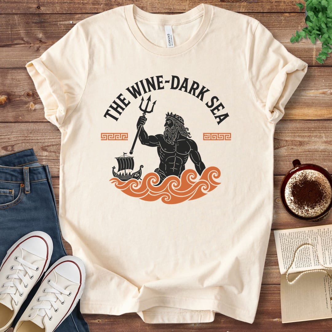 T-Shirt Natural / S The Wine-Dark Sea Homer's Odyssey T-Shirt