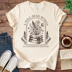 T-Shirt Natural / S Well Read Woman Is A Dangerous Creature T-Shirt