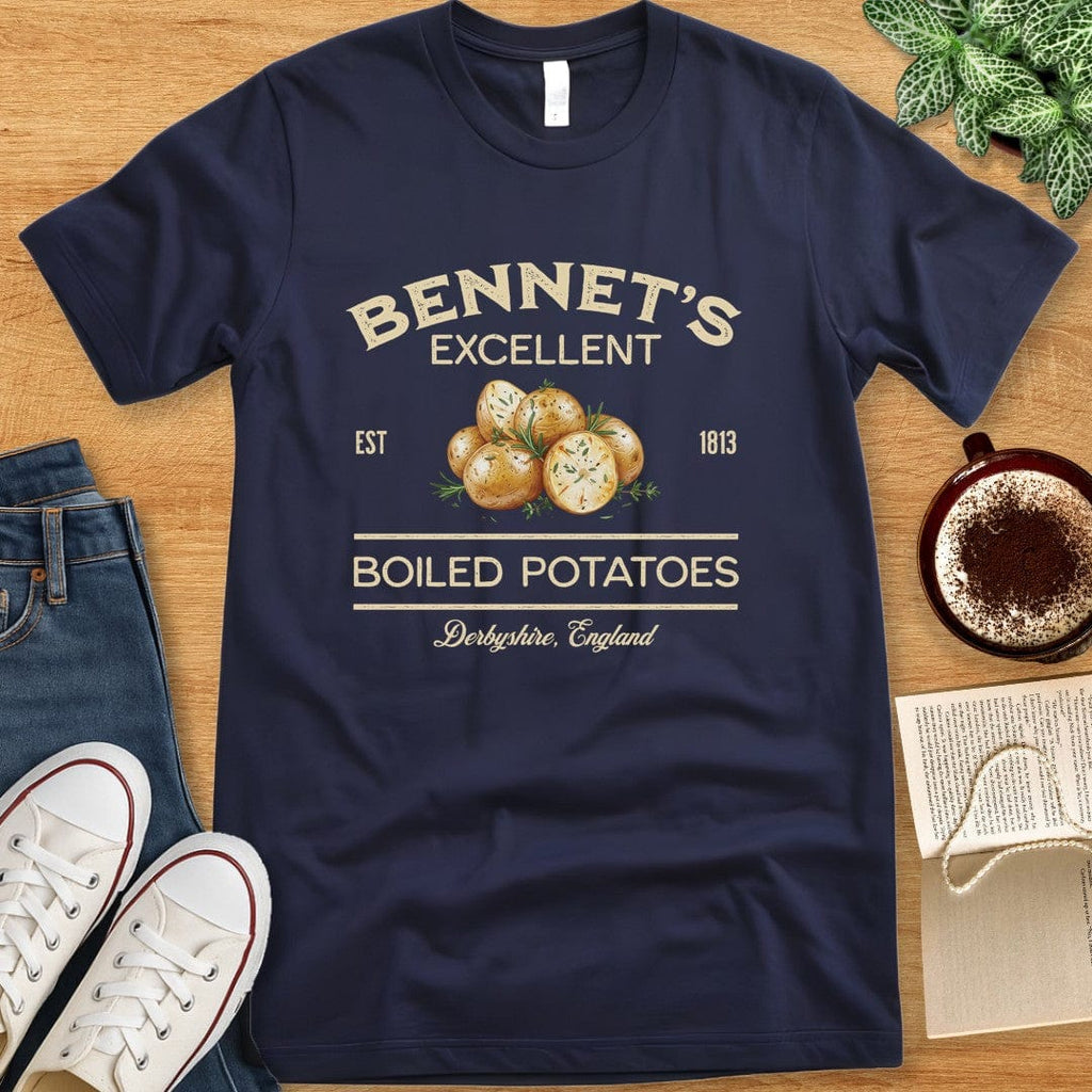 T-Shirt Navy / S Bennet's Boiled Potatoes T-shirt