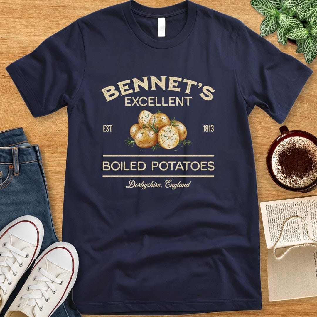 T-Shirt Navy / S Bennet's Boiled Potatoes T-shirt