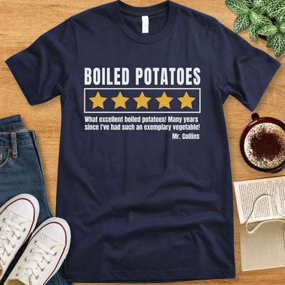 T-Shirt Navy / S Boiled Potatoes Pride & Prejudice T-shirt
