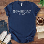 T-Shirt Navy / S Bookish Doodle T-shirt