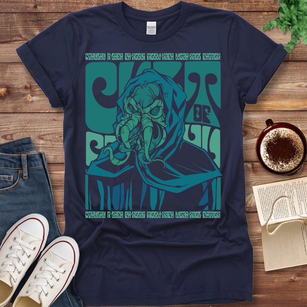 Printful T-shirt Navy / S Cult of Cthulhu Shirt
