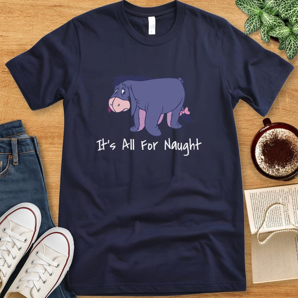 T-Shirt Navy / S Eeyore It’s All For Naught Shirt