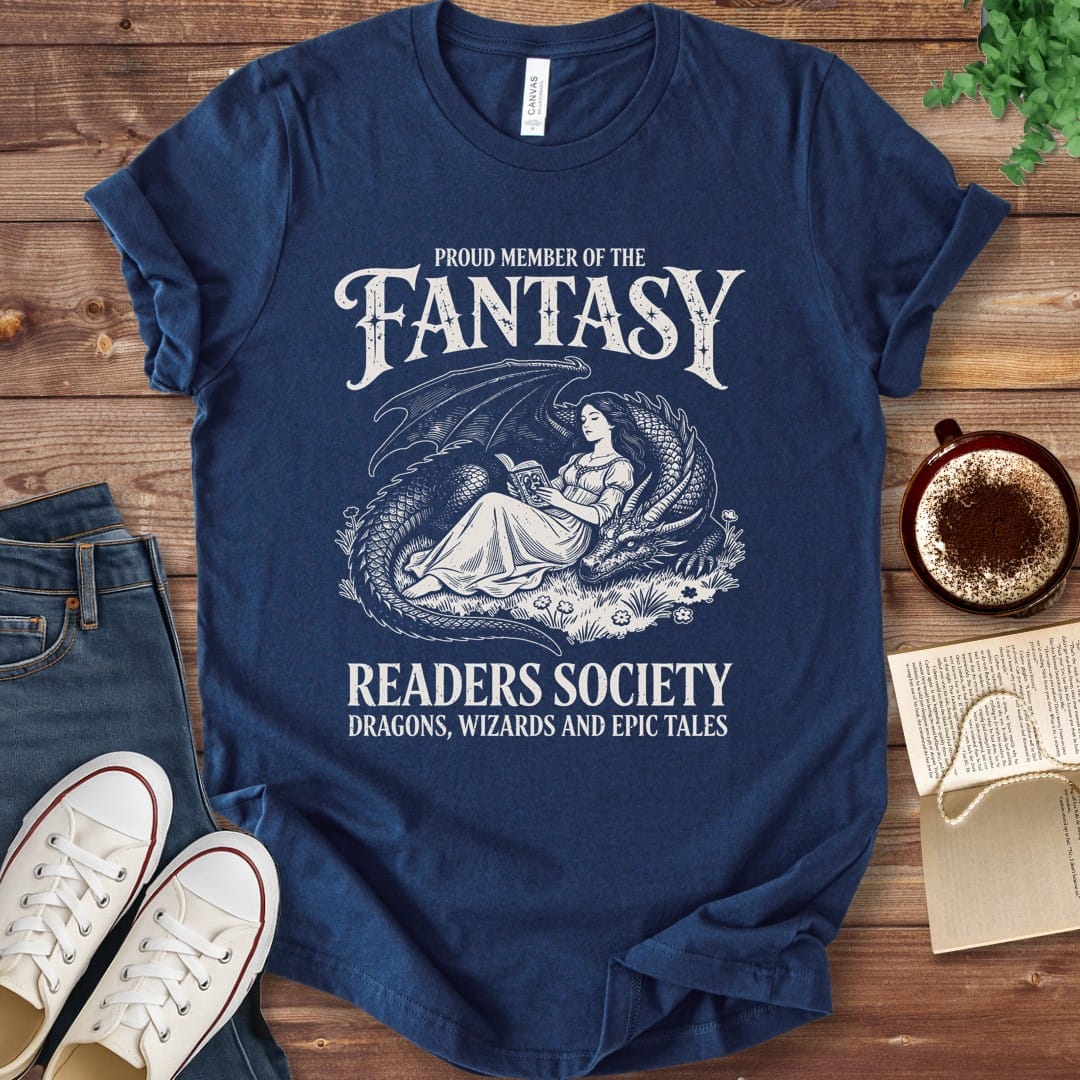T-Shirt Navy / S Fantasy Readers Society T-Shirt