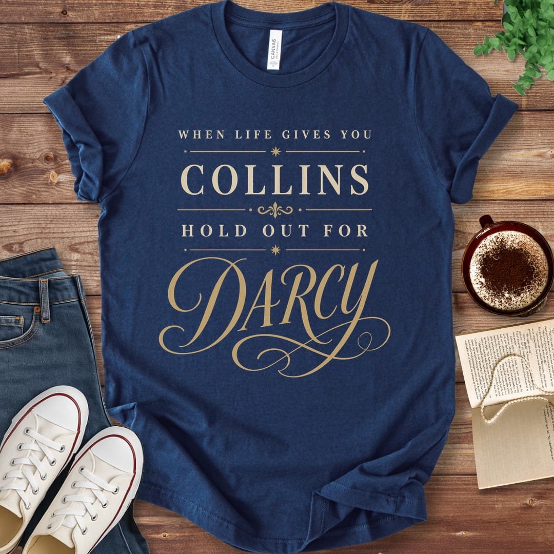 T-Shirt Navy / S Hold Out for Darcy T-Shirt