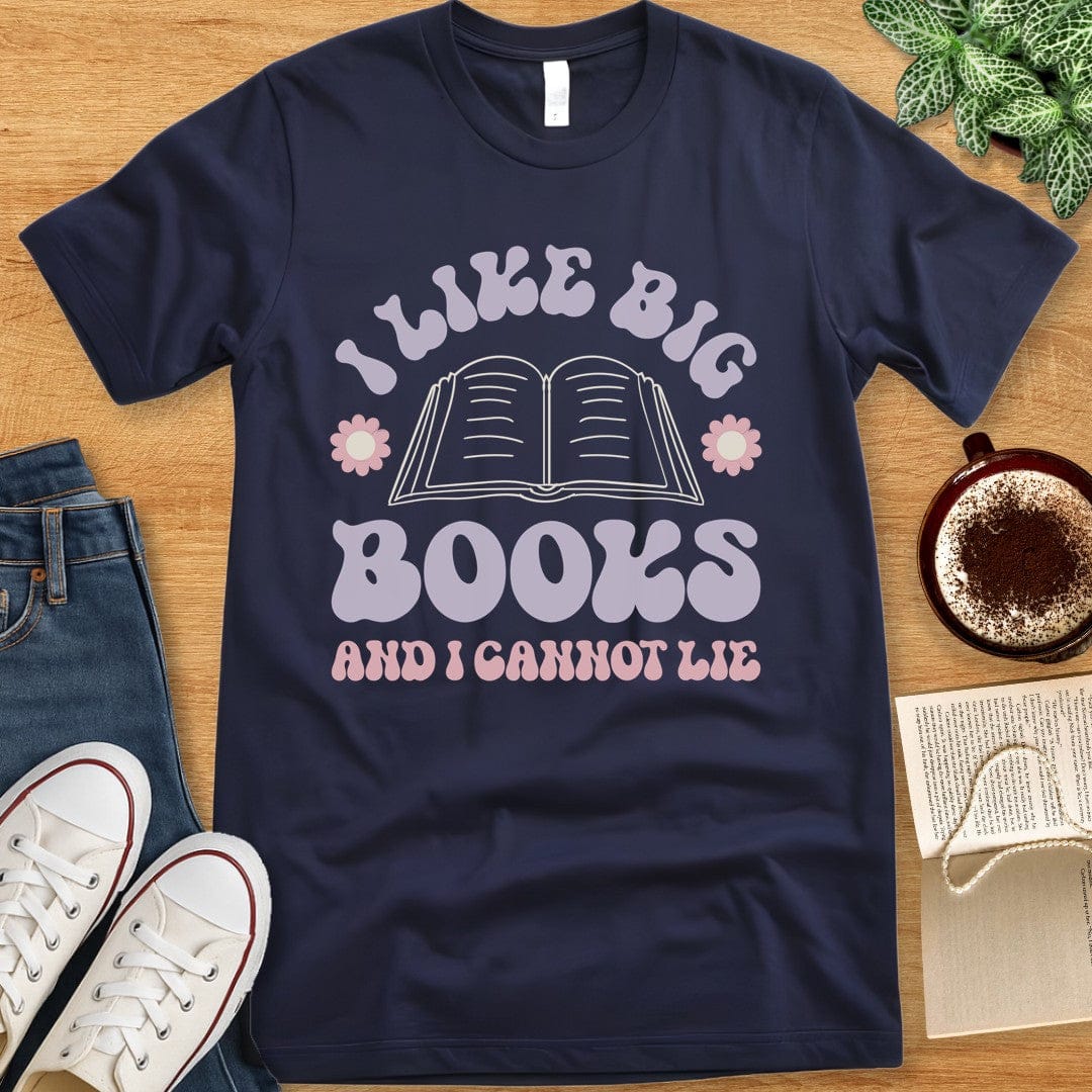 T-Shirt Navy / S I Like Big Books T-shirt