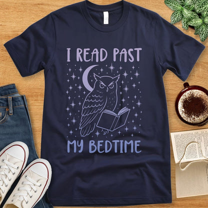 T-Shirt Navy / S I Read Past My Bedtime Shirt
