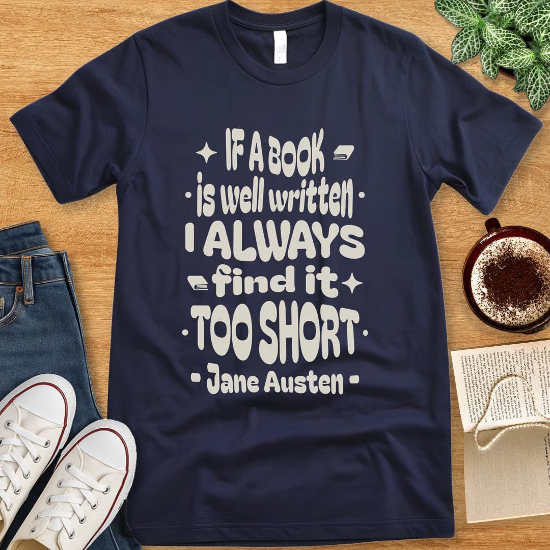 T-Shirt Navy / S Jane Austen Quote Shirt