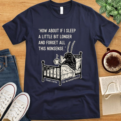 T-Shirt Navy / S Kafka Metamorphosis Shirt