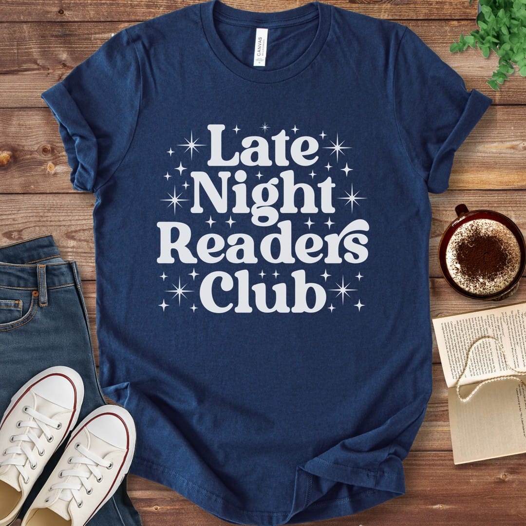 T-Shirt Navy / S Late Night Readers Club T-Shirt