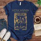 T-Shirt Navy / S Little Women Book Cover T-Shirt